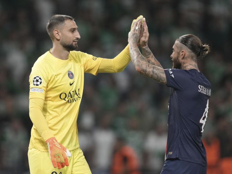 Donnarumma Sergio Ramos scommesse.online 20221025